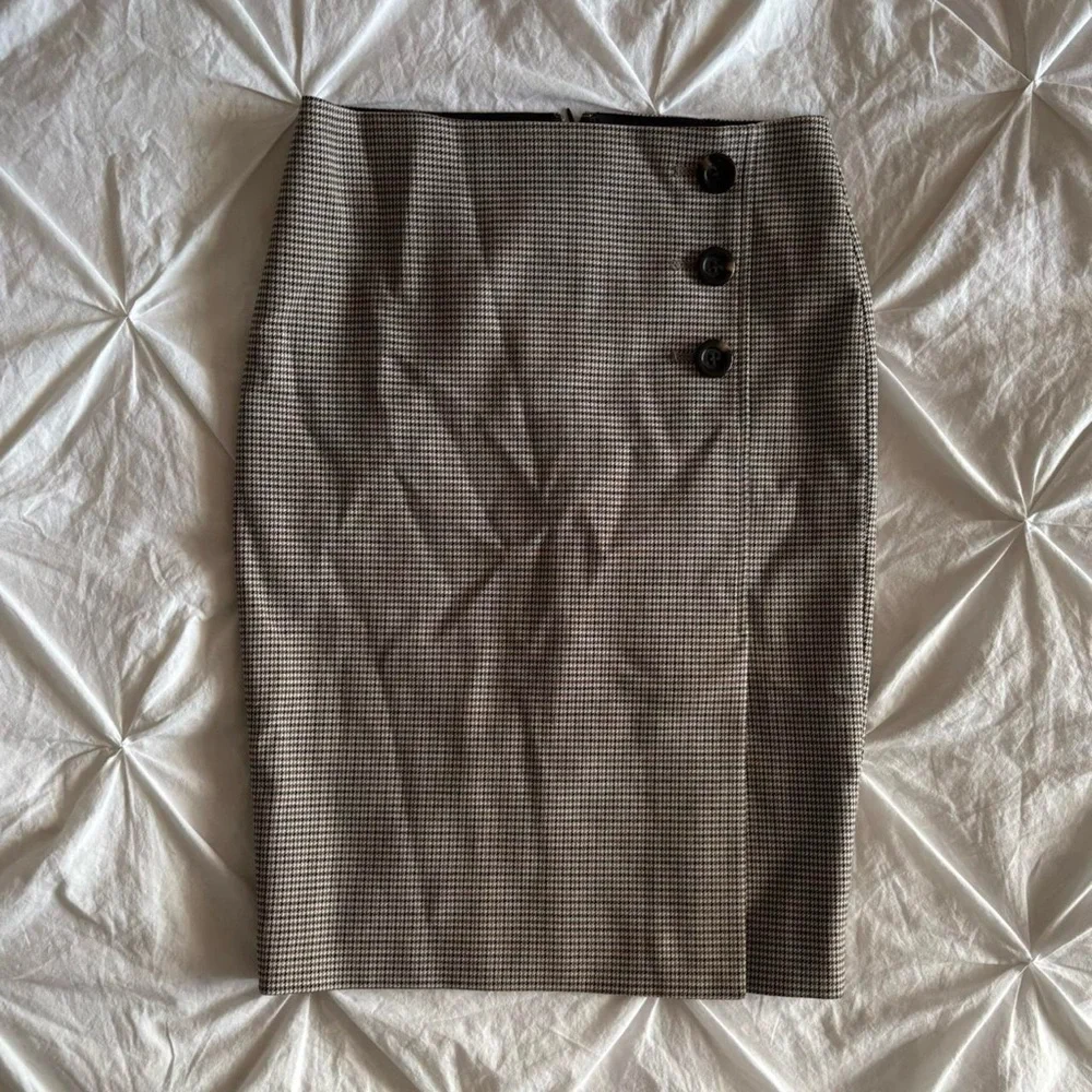 ann taylor houndstooth pencil skirt - Picture 1 of 4